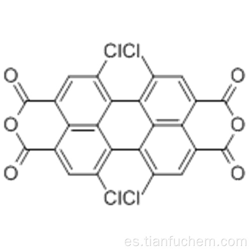 Dianhídrido CAS 156028-26-1 del 1,6,6,12-tetracloroperileno tetracarboxílico